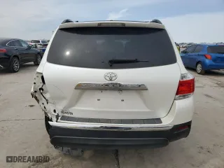 2013 Toyota Highlander with VIN 5TDZK3EH7DS118003, listed as a Copart auction lot 47138505 with 109,021 mi miles and Salvage Title. Bid and sale history available at carsss.com. Image 6.
