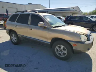 2004 Hyundai Santa Fe GLS with VIN KM8SC73D94U750594, listed as a Copart auction lot 57689975 with 148,675 mi miles and Salvage title. Bid and sale history available at DreamBid. Image 4.