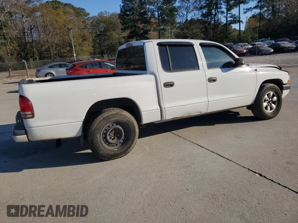 2004 Dodge Dakota Sport with VIN 1D7HL38K34S561259, listed as a Copart auction lot 83047884 with 118,565 mi miles and Salvage Title. Bid and sale history available at carsss.com. Image 3.