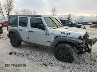 2023 Jeep Wrangler Sport S with VIN 1C4HJXDGXPW532573, listed as a Copart auction lot 43852985 with 96,720 mi miles and Clean Title. Bid and sale history available at DreamBid. Image 4.