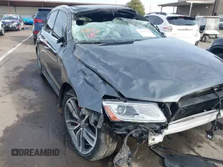 2017 Audi SQ5 Premium Plus with VIN WA1CCAFP4HA030083, listed as a IAAI auction lot 41604911 with 103,890 mi miles. Bid and sale history available at carsss.com. Image 6.