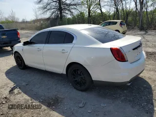 2009 Lincoln MKS with VIN 1LNHM93RX9G609098, listed as a Copart auction lot 53838525 with 148,616 mi miles and Salvage title. Bid and sale history available at DreamBid. Image 2.