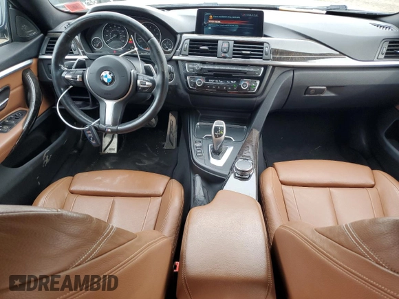 2017 BMW 4 Series 440i xDrive with VIN WBA4E5C50HG189370, listed as a Copart auction lot 72420284 with 59,018 mi miles and Salvage Title. Bid and sale history available at carsss.com. Image 8.