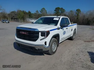 2023 GMC Sierra 1500 Pro with VIN 1GTRHAED9PZ107216, listed as a IAAI auction lot 41539341 with 14,086 mi miles. Bid and sale history available at carsss.com. Image 2.
