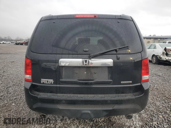 2012 Honda Pilot Touring with VIN 5FNYF3H9XCB040629, listed as a Copart auction lot 44800885 with 116,736 mi miles and Salvage Title. Bid and sale history available at carsss.com. Image 6.