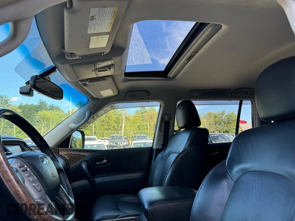 2017 Infiniti QX80 with VIN JN8AZ2NE7H9157627, listed as a Copart auction lot 70142234 with 111,206 mi miles and Clean Title. Bid and sale history available at carsss.com. Image 12.