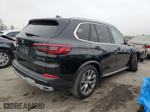 2023 BMW X5 sDrive40i with VIN 5UXCR4C02P9N98490, listed as a Copart auction lot 35780763 with 2,541 mi miles. Bid and sale history available at carsss.com. Image 3.