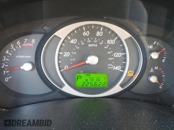 2008 Hyundai Tucson GLS with VIN KM8JM12B38U711611, listed as a Copart auction lot 77448304 with 225,622 mi miles and Salvage Title. Bid and sale history available at carsss.com. Image 9.