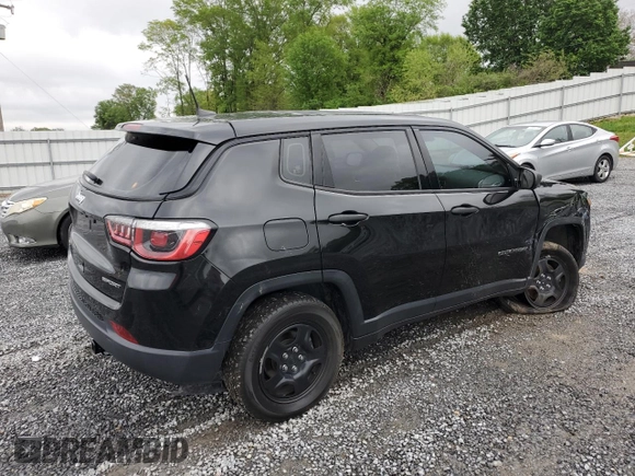 2019 Jeep Compass Sport с VIN 3C4NJDAB4KT803099, выставлен на аукционе Copart как лот 51926625 с пробегом 92 487 миль миль и Списание • Salvage title. История ставок и продаж доступна на DreamBid. Изображение 3.