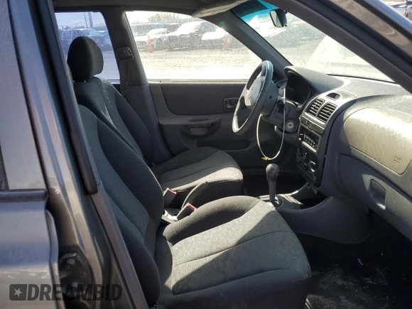 2003 Hyundai Accent GL with VIN KMHCG45C13U455449, listed as a Copart auction lot 42625285 with 0 mi miles and Salvage Title. Bid and sale history available at carsss.com. Image 7.