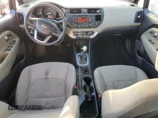 2015 Kia Rio LX with VIN KNADM5A36F6457636, listed as a Copart auction lot 45952515 with 141,007 mi miles and Salvage Title. Bid and sale history available at carsss.com. Image 8.