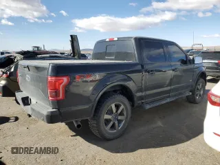 2016 Ford F-150 XLT with VIN 1FTEW1EG9GKD63962, listed as a Copart auction lot 47525745 with 0 mi miles and Salvage Title. Bid and sale history available at carsss.com. Image 3.