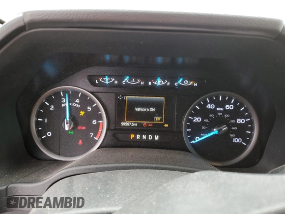 2022 Ford F-250 XL with VIN 1FT7X2BNXNED87164, listed as a Copart auction lot 47879475 with 59,597 mi miles and Salvage title. Bid and sale history available at DreamBid. Image 9.
