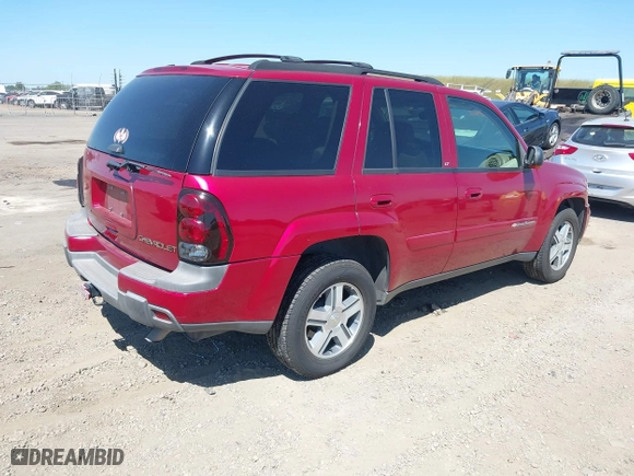 2004 Chevrolet TrailBlazer LT with VIN 1GNDS13S842376090, listed as a IAAI auction lot 42075638 with 112,519 mi miles. Bid and sale history available at carsss.com. Image 4.