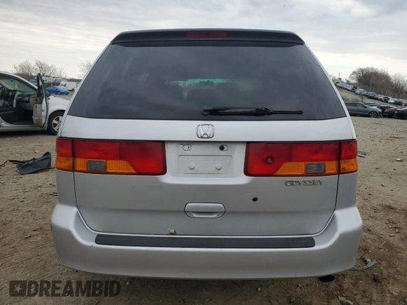2004 Honda Odyssey EX-L with VIN 5FNRL18904B005231, listed as a Copart auction lot 50929815 with Not Provided miles and Salvage Title. Bid and sale history available at DreamBid. Image 6.