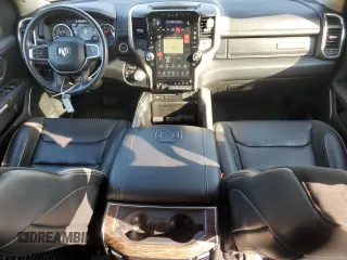 2019 Ram 1500 Laramie with VIN 1C6SRFDTXKN674871, listed as a Copart auction lot 77143314 with 30,418 mi miles and Salvage Title. Bid and sale history available at carsss.com. Image 8.