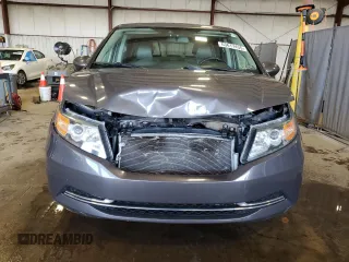 2014 Honda Odyssey EX-L with VIN 5FNRL5H6XEB134849, listed as a Copart auction lot 63617435 with 127,491 mi miles and Salvage title. Bid and sale history available at DreamBid. Image 5.