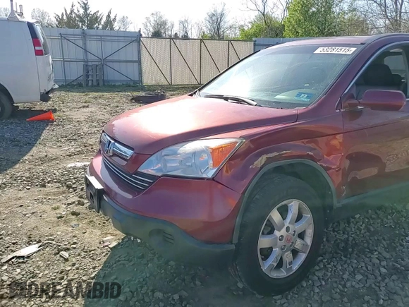 2008 Honda CR-V EX-L with VIN JHLRE48718C048119, listed as a Copart auction lot 53281515 with 132,210 mi miles and Salvage Title. Bid and sale history available at DreamBid. Image 12.