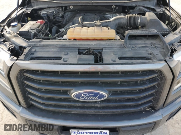 2017 Ford F-150 XL with VIN 1FTEX1EP4HFA17888, listed as a Copart auction lot 44005895 with 146,559 mi miles and Salvage Title. Bid and sale history available at carsss.com. Image 12.