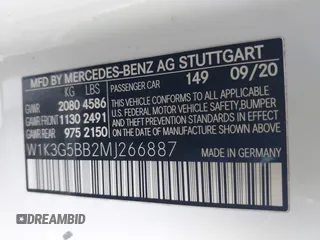 2021 Mercedes-Benz A 35 AMG z VIN W1K3G5BB2MJ266887, wystawiony jako IAAI lot #41509086 z przebiegiem 90 459 mil mil oraz . Historia ofert i sprzedaży dostępna na DreamBid. Obrazek 9.