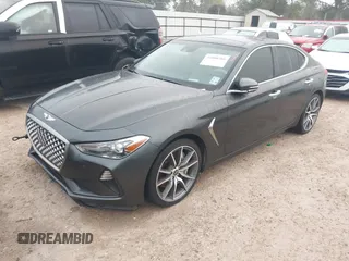 2019 Genesis G70 Dynamic with VIN KMTG34LEXKU014862, listed as a IAAI auction lot 41080366 with 81,039 mi miles and . Bid and sale history available at DreamBid. Image 2.
