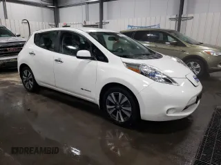 2016 Nissan LEAF S with VIN 1N4BZ0CP3GC312769, listed as a Copart auction lot 67622033 with 61,843 mi miles. Bid and sale history available at carsss.com. Image 4.