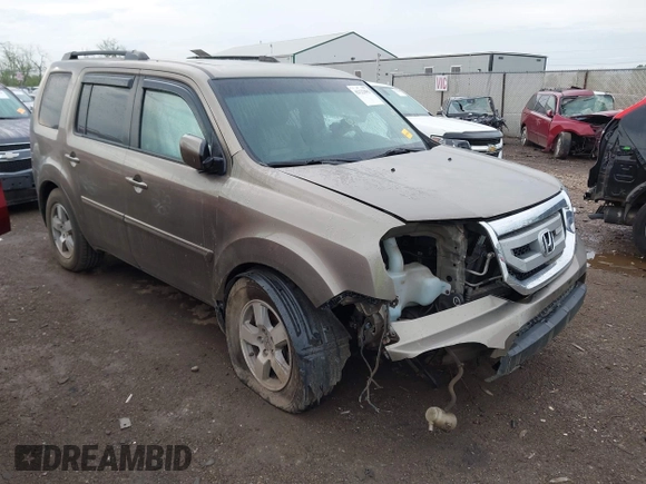 2011 Honda Pilot EX-L with VIN 5FNYF4H51BB076050, listed as a IAAI auction lot 42122883 with 143,288 mi miles and . Bid and sale history available at carsss.com. Image 1.