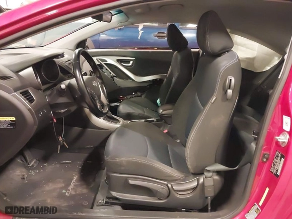2014 Hyundai Elantra Coupe with VIN KMHDH6AH5EU024100, listed as a IAAI auction lot 41340591 with 42,642 mi miles. Bid and sale history available at carsss.com. Image 5.