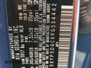 2024 Kia Telluride SX Prestige with VIN 5XYP5DGC6RG534442, listed as a Copart auction lot 72935454 with 1,986 mi miles and Salvage title. Bid and sale history available at DreamBid. Image 14.