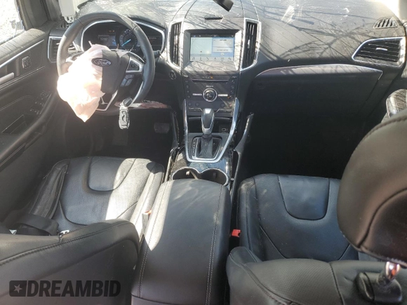 2016 Ford Edge Titanium with VIN 2FMPK4K94GBB49043, listed as a Copart auction lot 44937045 with 95,754 mi miles and Salvage Title. Bid and sale history available at carsss.com. Image 8.