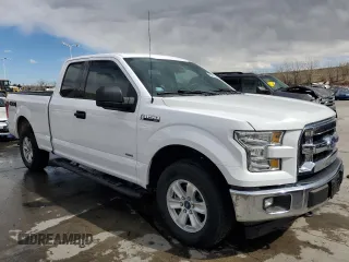 2017 Ford F-150 XL with VIN 1FTEX1EP9HKC44209, listed as a Copart auction lot 49645355 with 136,400 mi miles and Salvage Title. Bid and sale history available at carsss.com. Image 4.