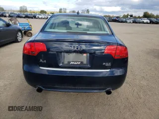 2008 Audi A4 2.0T with VIN WAUDF68EX8A170128, listed as a Copart auction lot 74987444 with 236,666 mi miles and Clean Title. Bid and sale history available at carsss.com. Image 6.