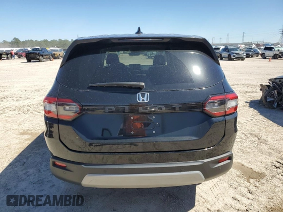 2023 Honda Pilot EX-L 8 Passenger with VIN 5FNYG2H49PB009440, listed as a Copart auction lot 47800995 with 20,373 mi miles and Salvage Title. Bid and sale history available at carsss.com. Image 6.