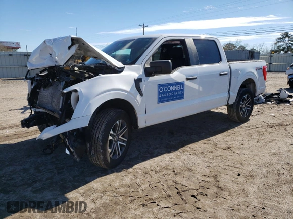 2023 Ford F-150 XL with VIN 1FTFW1E51PKD39061, listed as a Copart auction lot 88540555 with 35,405 mi miles and Salvage Title. Bid and sale history available at carsss.com. Image 1.