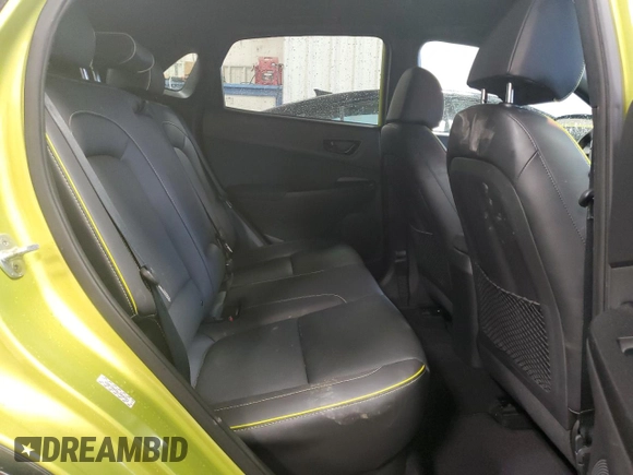 2020 Hyundai Kona Limited with VIN KM8K33A56LU493221, listed as a Copart auction lot 68171752 with 60,744 mi miles. Bid and sale history available at carsss.com. Image 10.