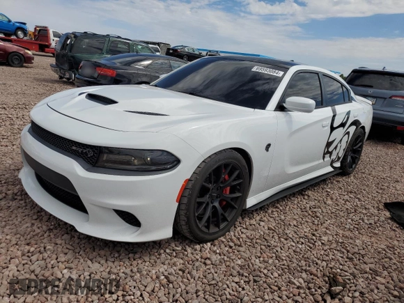 2015 Dodge Charger SRT Hellcat z VIN 2C3CDXL95FH836383, wystawiony jako Copart lot #69593084 z przebiegiem 48 494 mil mil oraz Szkoda całkowita • Salvage title. Historia ofert i sprzedaży dostępna na DreamBid. Obrazek 1.