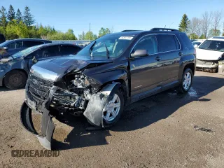 2015 GMC Terrain SLT z VIN 2GKFLXEK4F6370098, wystawiony jako Copart lot #56892705 z przebiegiem Nie podano mil oraz Czysty tytuł • Clean title. Historia ofert i sprzedaży dostępna na DreamBid. Obrazek 1.