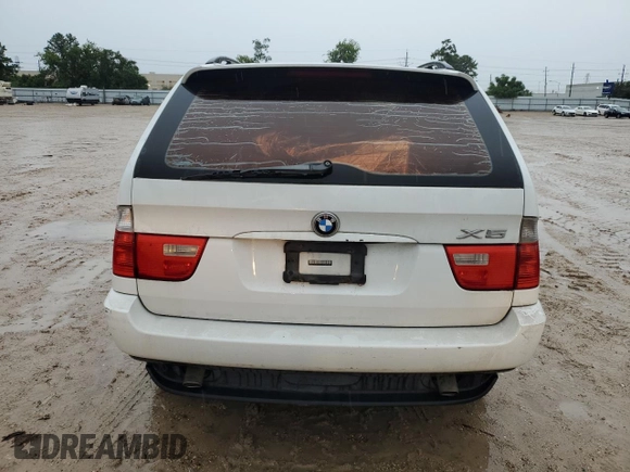 2006 BMW X5 3.0i with VIN 5UXFA13596LY47528, listed as a Copart auction lot 63706584 with 127,405 mi miles and Salvage Title. Bid and sale history available at carsss.com. Image 6.