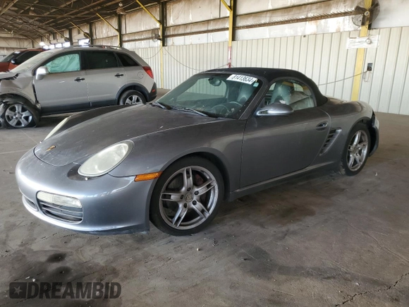2006 Porsche Boxster S with VIN WP0CB29856U732007, listed as a Copart auction lot 81413634 with Not provided miles and Salvage title. Bid and sale history available at DreamBid. Image 1.