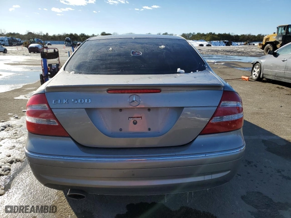 2005 Mercedes-Benz CLK-Class 5.0L with VIN WDBTJ75J75F141221, listed as a Copart auction lot 42490014 with 119,499 mi miles and Non Repairable. Bid and sale history available at carsss.com. Image 6.