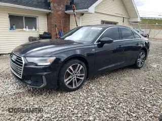 2019 Audi A6 Premium with VIN WAUK2AF24KN064126, listed as a Copart auction lot 53026015 with 55,664 mi miles and Salvage Title. Bid and sale history available at carsss.com. Image 1.