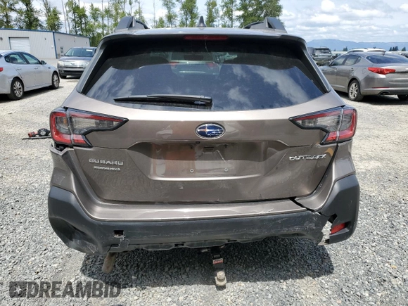 2024 Subaru Outback Premium with VIN 4S4BTAFC9R3103514, listed as a Copart auction lot 58248755 with 22,538 mi miles and Salvage title. Bid and sale history available at DreamBid. Image 6.