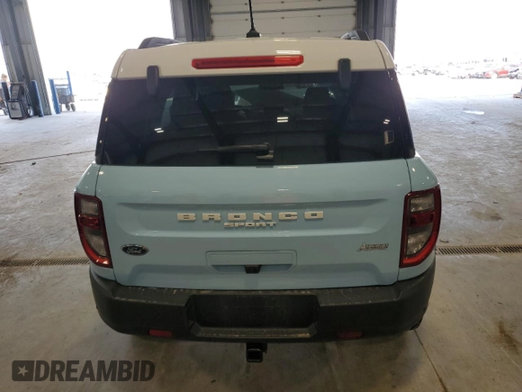 2024 Ford Bronco Sport Heritage с VIN 3FMCR9G69RRE94031, выставлен на аукционе Copart как лот 53973825 с пробегом 8 628 миль миль и Списание • Salvage title. История ставок и продаж доступна на DreamBid. Изображение 6.