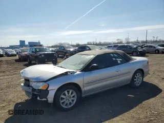 2005 Chrysler Sebring GTC with VIN 1C3EL75R85N618422, listed as a Copart auction lot 48548755 with 111,681 mi miles and Salvage Title. Bid and sale history available at DreamBid. Image 1.