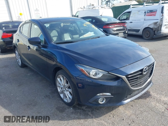 2014 Mazda 3 S Touring with VIN JM1BM1L32E1199515, listed as a IAAI auction lot 41783271 with 152,443 mi miles and . Bid and sale history available at DreamBid. Image 1.