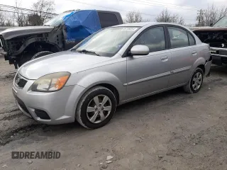 2010 Kia Rio LX with VIN KNADH4A35A6687434, listed as a Copart auction lot 85706054 with 139,237 mi miles and Salvage Title. Bid and sale history available at carsss.com. Image 1.