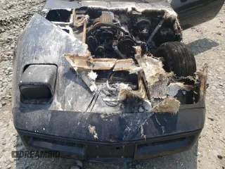 1987 Chevrolet Corvette with VIN 1G1YY2182H5108056, listed as a Copart auction lot 66313144 with 94,107 mi miles and Salvage Title. Bid and sale history available at carsss.com. Image 12.