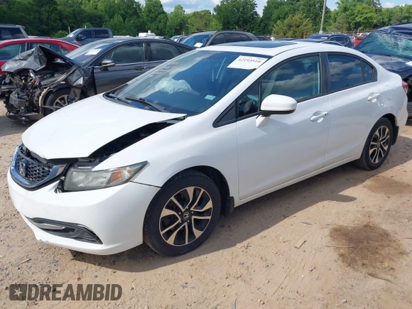 2015 Honda Civic EX z VIN 19XFB2F84FE020068, wystawiony jako IAAI lot #42193510 z przebiegiem 66 792 mil mil oraz . Historia ofert i sprzedaży dostępna na DreamBid. Obrazek 2.