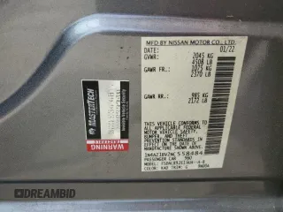 2022 Nissan LEAF S with VIN 1N4AZ1BV2NC558484, listed as a Copart auction lot 50522405 with 35,355 mi miles and Non Repairable. Bid and sale history available at DreamBid. Image 12.