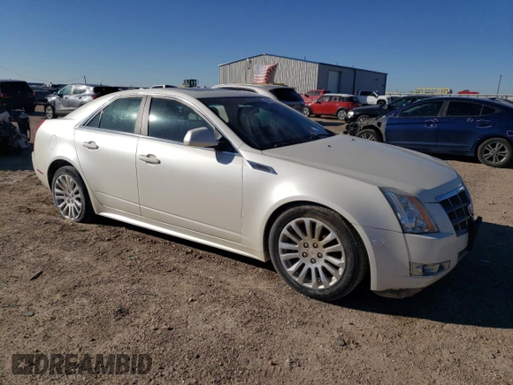 2011 Cadillac CTS Performance with VIN 1G6DJ5EY9B0105717, listed as a Copart auction lot 83389924 with 128,952 mi miles and Salvage Title. Bid and sale history available at carsss.com. Image 4.